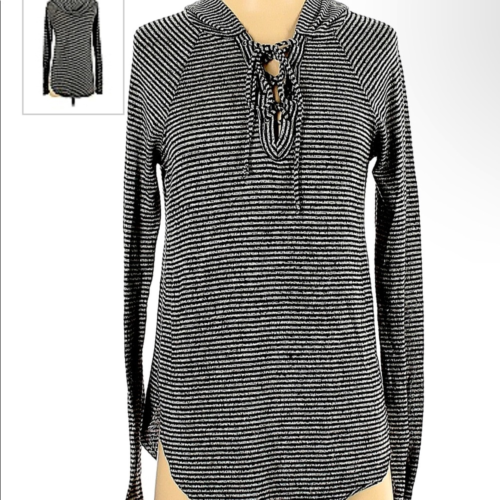 American Eagle Soft & Sexy Lace Up Hoodie